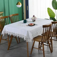 lace european style modern simple table cloth household decorative tea table cloth round table cloth furniture dustproof cloth