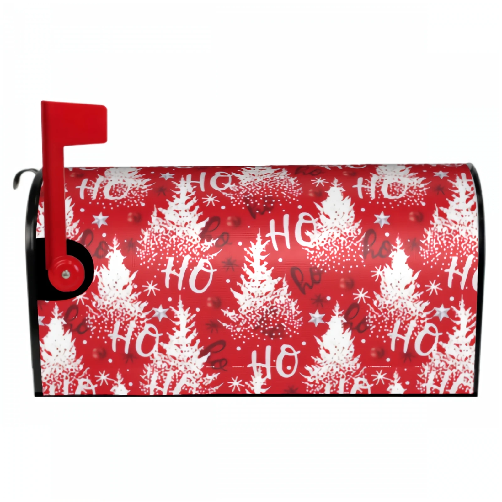 

Santa Claus Hohoho Magnetic Mailbox Covers Waterproof Mailbox Wraps Post Letter Box Decor Standard Size 21x18 Inch