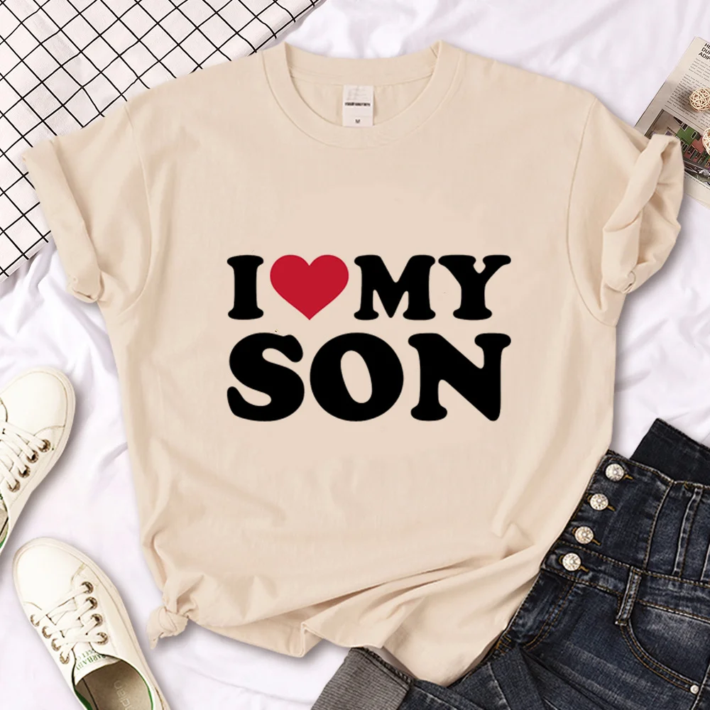 

Мужская летняя футболка с надписью «i Love top»