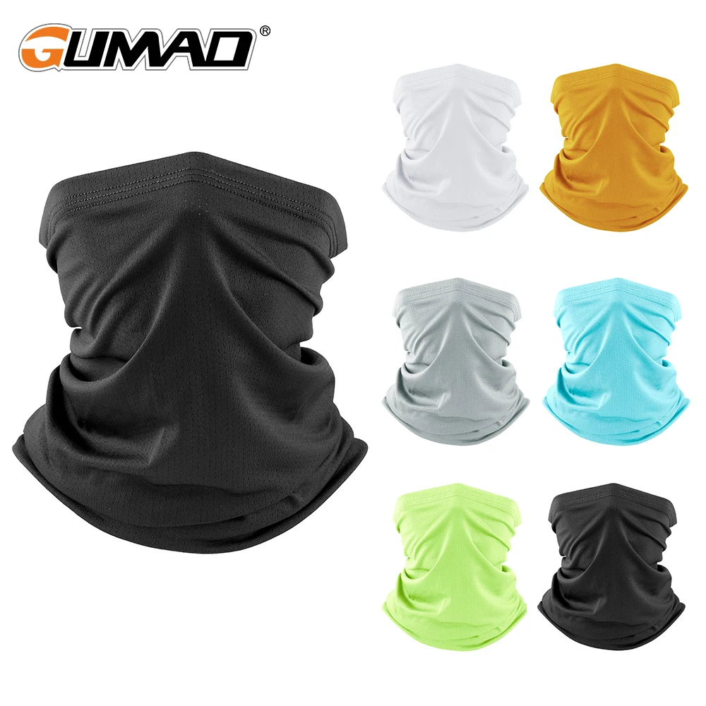 

Summer Solid Color Breathable Bandana Neck Cover Gaiter Face Stretch Mask Hunting Hiking Camping Cycling Running Sports Scarf