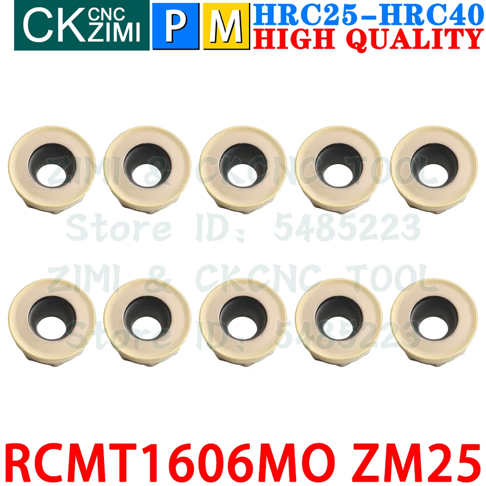 Фото RCMT1606MO ZM25 RCMT 1606 MO EMRW 8R Твердосплавные пластины Пластины для круглого фрезерования Индексируемые инструменты для торцевого фрезерования Инструменты для токарных станков с ЧПУ Для стали Нержавеющая сталь №2