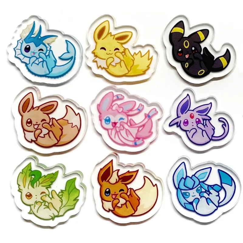 Pokemon PTCG Eevee Vaporeon сильвеон Подержанный индикатор местоположения акриловая доска