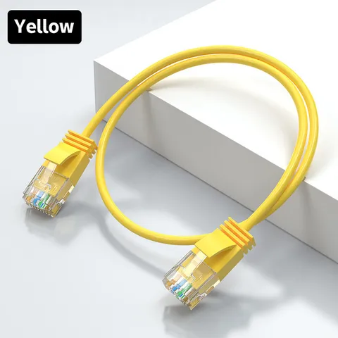 Ethernet-Кабель Cat6 тонкий, 10 Гбит/с, сетевой кабель, 4 витые пары, патч-корд, Интернет, UTP Cat6a, Lan-кабель, Ethernet, RJ45, тонкий кабель
