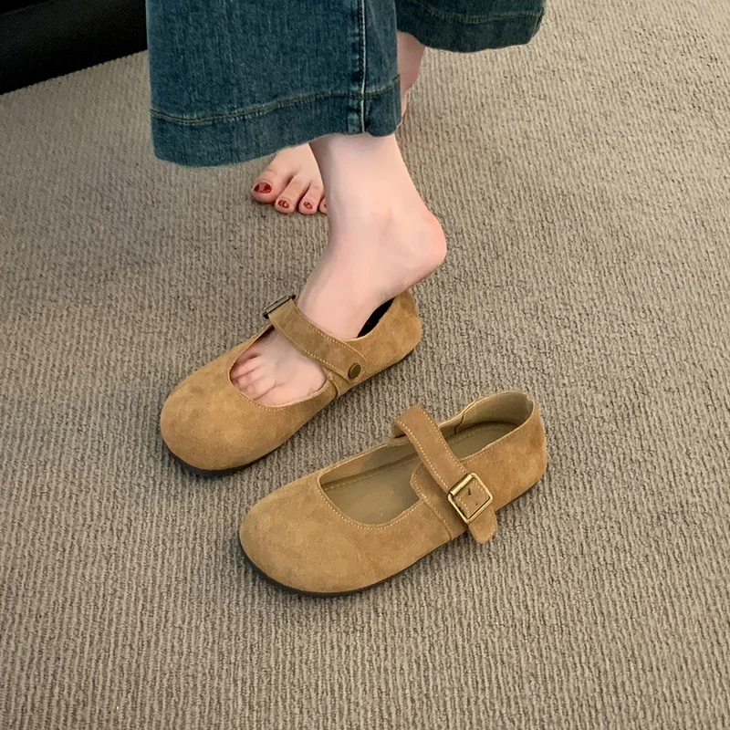 Туфли женские с круглым носком демисезонные однотонные