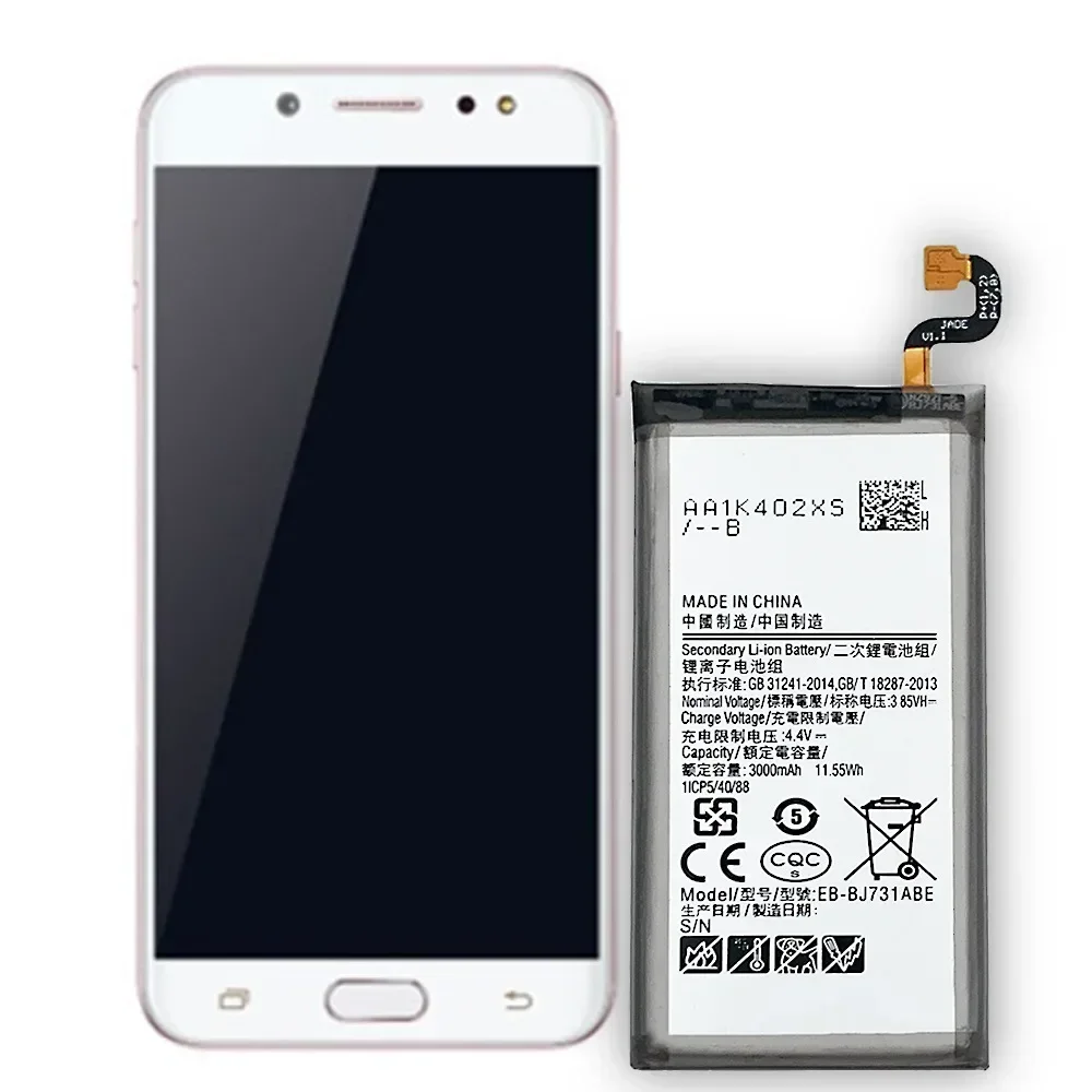 EB-BJ731ABE Сменный аккумулятор для телефона Sausung GALAXY J7 + SM-J7310 C8 C7 2017 аккумуляторы
