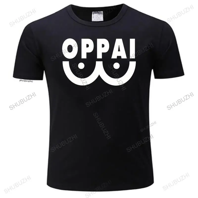 

New Arrived Mens tshirts OPPAI One Punch Saitama OPM Anime Manga Hipster Male Coats Original homme summer tee-shirt tops