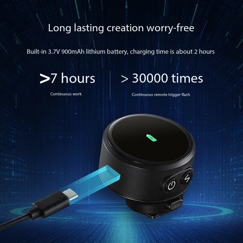 JINBEI TR-Q8 беспроводной TTL триггер вспышки передатчик контроллера OLED сенсорный