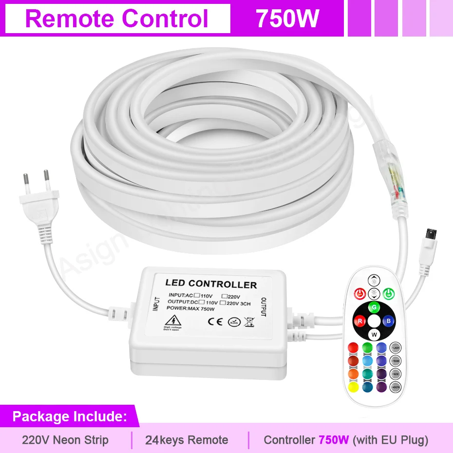 

FastDeng RGB светодиодная лента 220В 1-100 м