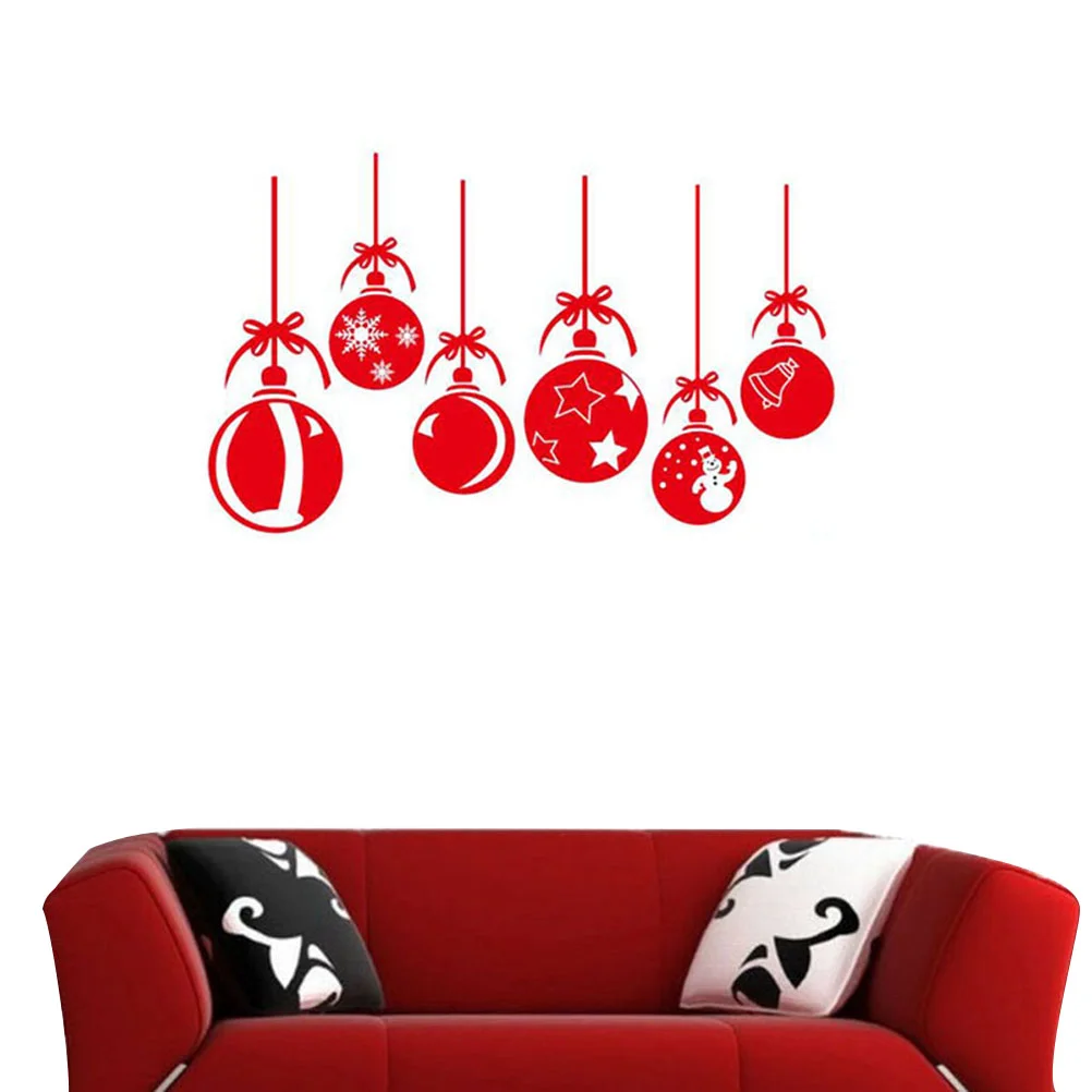 

Christmas Sticker Wall Door Stickers Decals Windowglass Clings Removablexmas Decal Decorations Decoration Vinyl Home Decor Walls