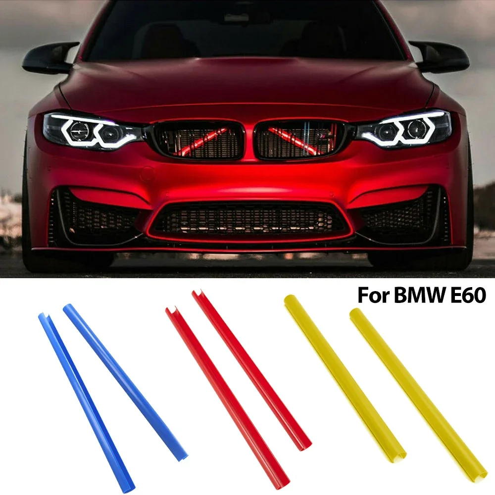 z osłoną kratki samochodowej przedniej w kształcie litery V do BMW E60 E65 E66 Przedni grill Listwy wykończeniowe Osłona wyścigowej