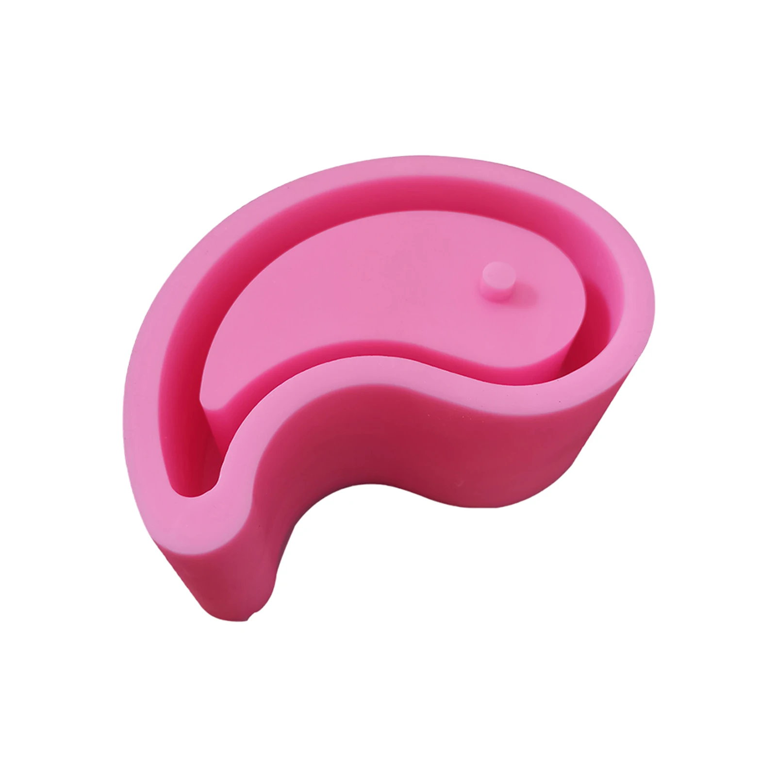 

Flower Pot Mold Nonstick Gift Soft Silicone Gossip Shape Garden Tabletop Concrete Durable Making Succulent Plant Candle Holder