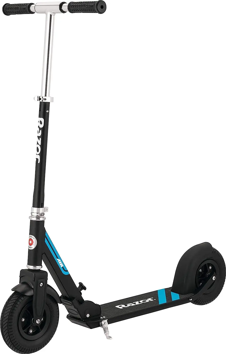 

Air Kick Scooter for Kids Ages 8+ - Extra-Long Deck, 8" Pneumatic Rubber Wheels, Foldable, Anti-Rattle Handlebars, For Rider