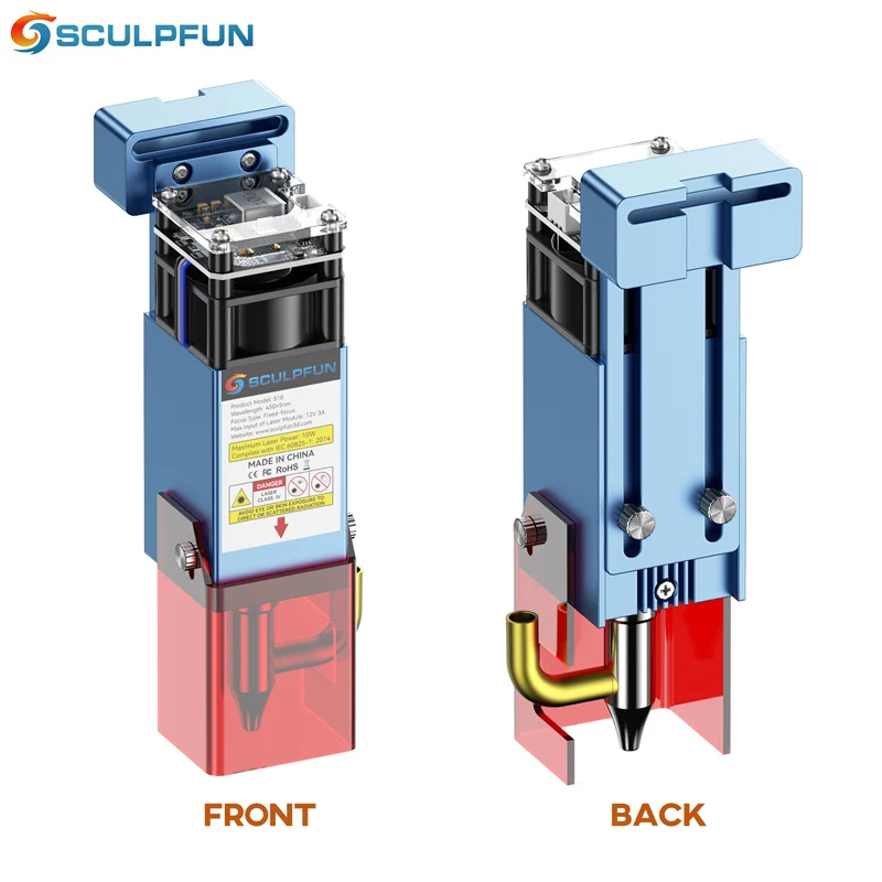 Лазерный Гравировальный модуль Sculpfun S10 10 Вт лазерная головка для гравировальной