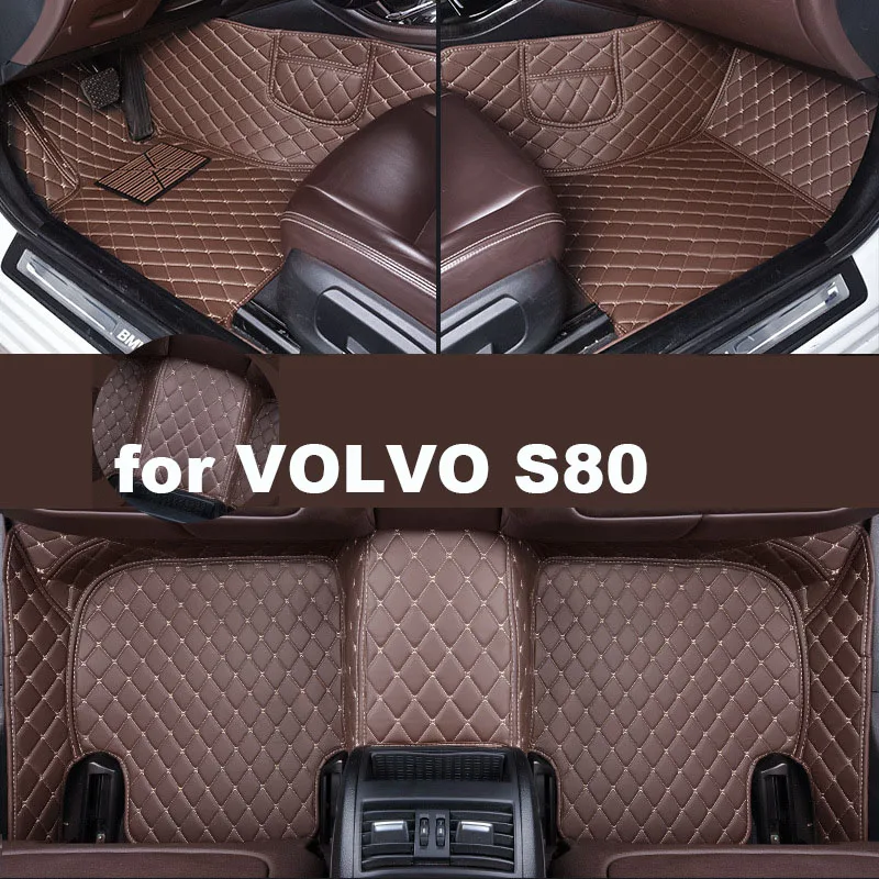 Autohome Car Floor Mats For VOLVO S80 2002-2016 Year Upgraded Version Foot Coche Accessories Carpets