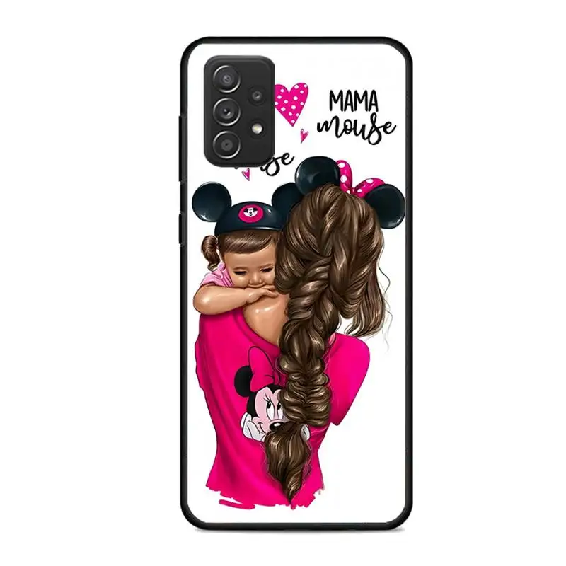 Mom Baby Girl Son Phone Case For Samsung Galaxy Note 5 8 9 10 20 Lite Plus Pro Ultra J4 J5 2016 Prime J 6 7 Funda |