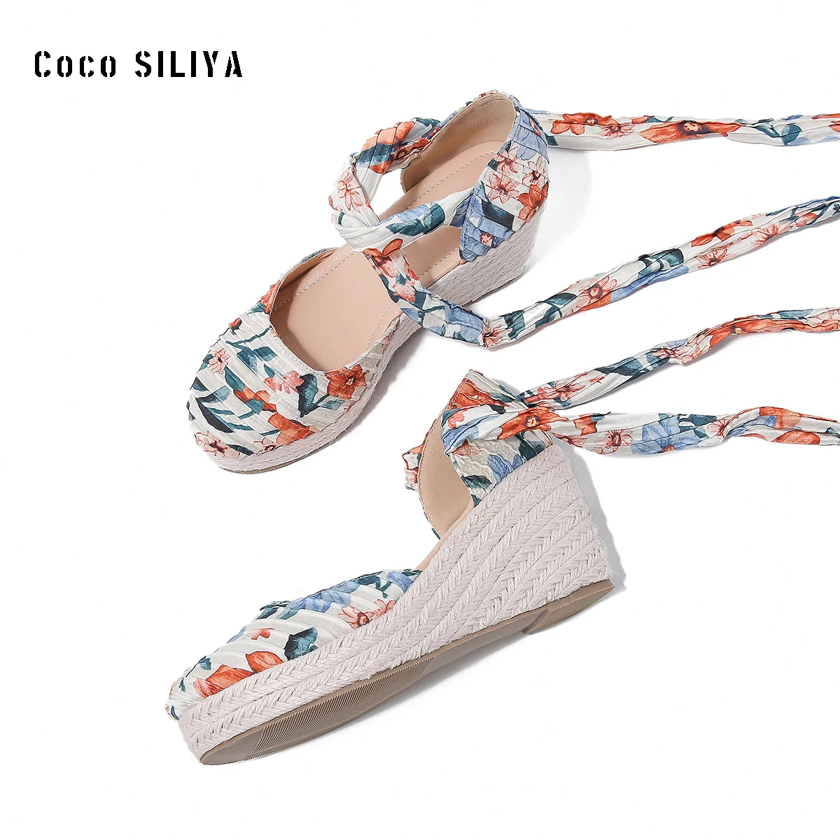 

Woman Shoes for Women 2023 Women's Sandal Free Shipping Promotion Ladies Shoes on Offer Sandals Heels Summer Traf Espadrilles