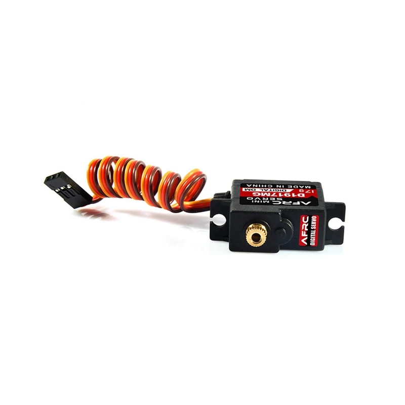 

AFRC-D1917MG Mini Metal Gear Digital Servo For 1/16 1/18 1/24 RC Cars Fixed Wing Helicopter DIY Assembly Upgrading Parts Kits