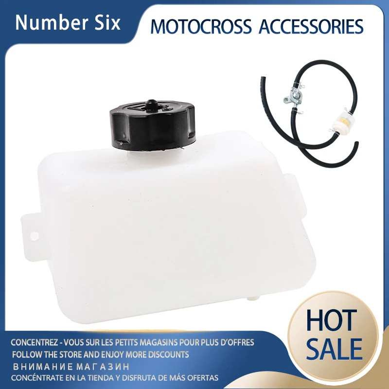 

1L1pc white Plastic Motorcycle Petrol Fuel Tank For Mini Motor Dirt Bike Dirtbike Filter motorcycles Accessories