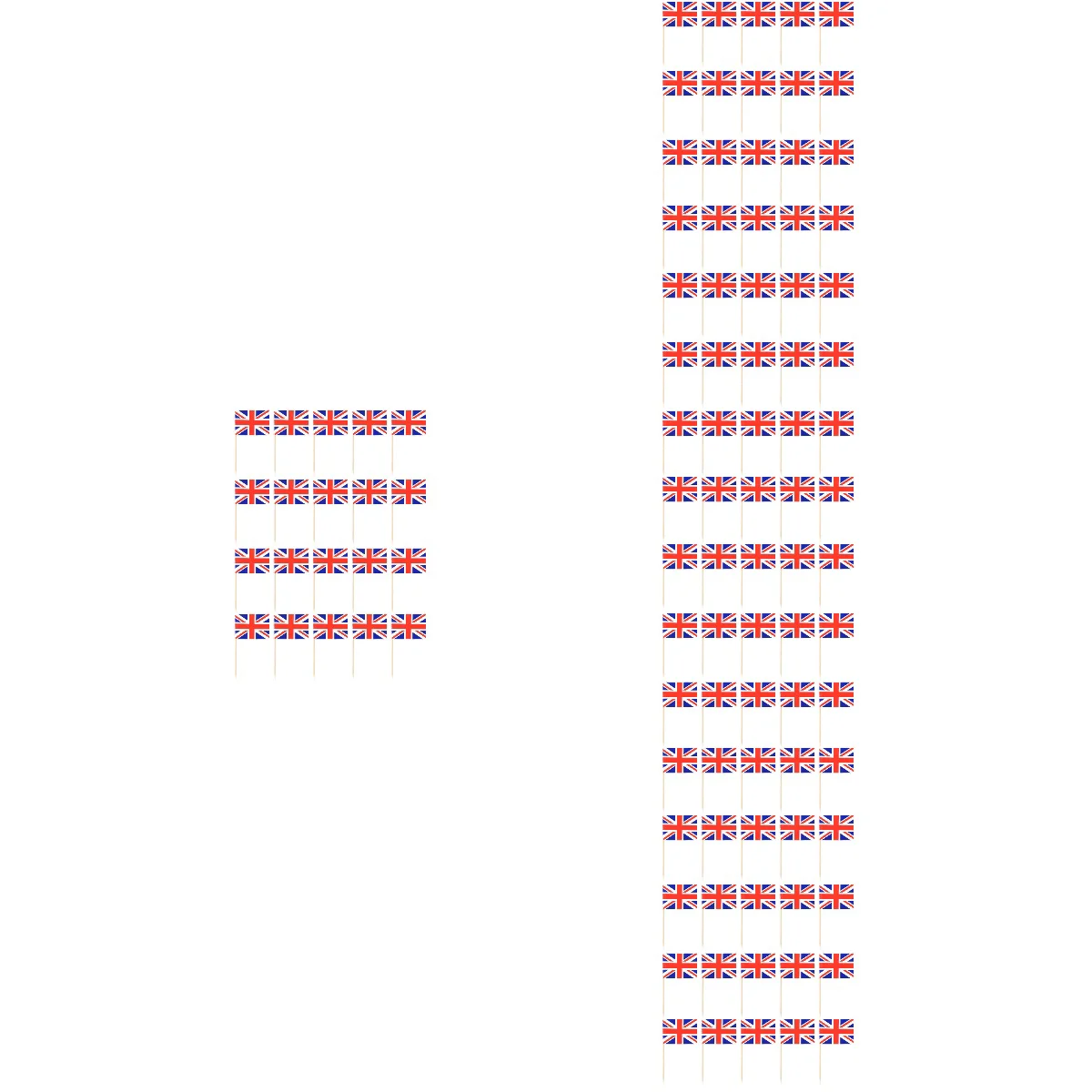 

Flags Flag Toothpick Uk Jack Unionmini British Cupcake Picks Day Fruit Cocktail Decoration Cake Independence