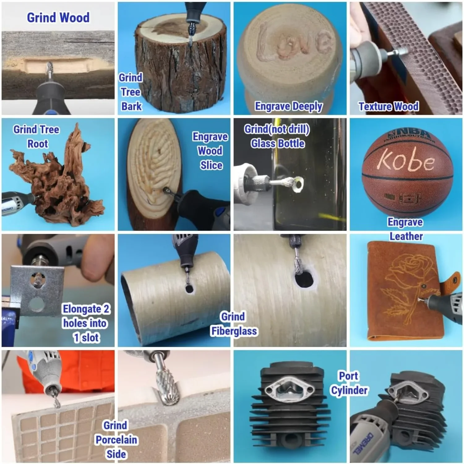 Набор Твердосплавных Заусенцев 10 Шт. Совместимый С Хвостовиком Dremel 1/8 Дюйма