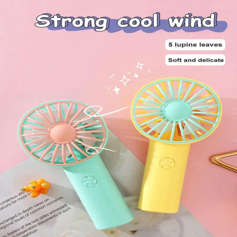 

Portable Mini Fan 400mAh USB Rechargeable 360° Rotating Handheld Air Conditioner Cooler Office Summer Outside Travel Artifact