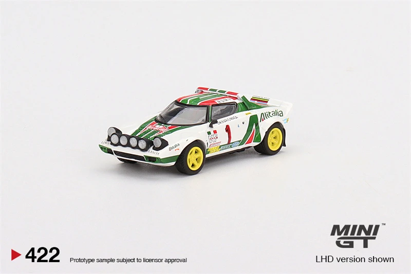 

Мини GT 1:64 Lancia Stratos HF 1977 ралли монтескарло Winner #1 LHD литая модель автомобиля