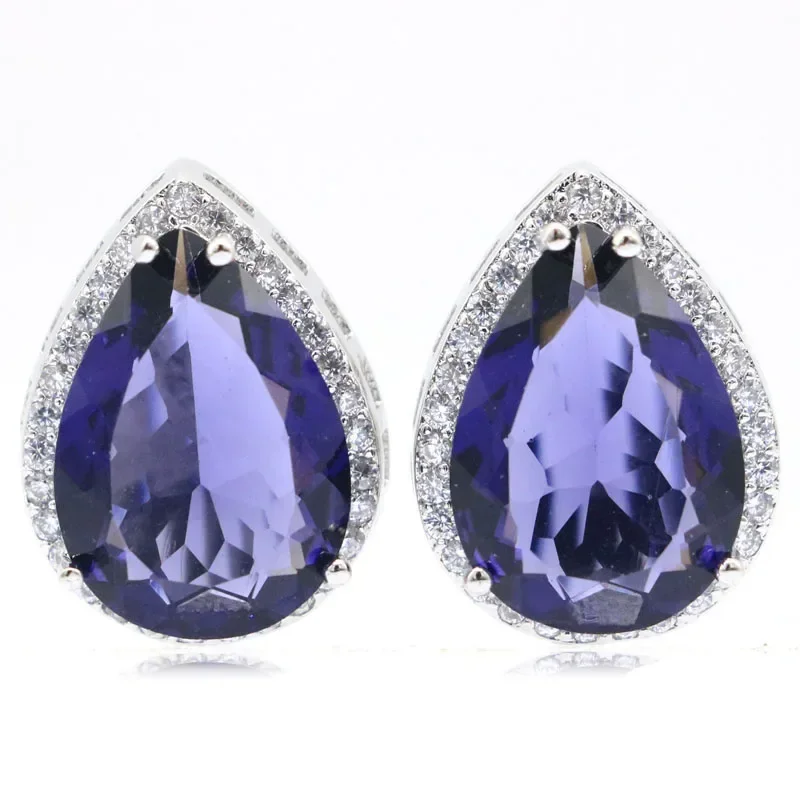 11 г индивидуальные серьги из натурального серебра 925 пробы лондонский синий