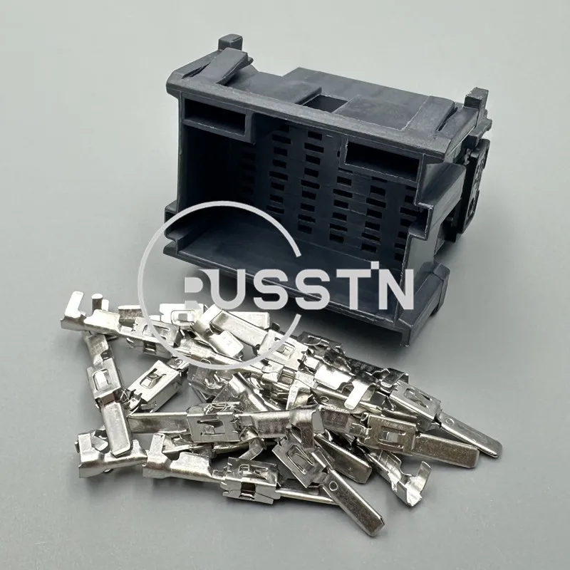 

1 комплект, 18-контактный автомобильный электрический разъем, автомобильная розетка жгута проводов переменного тока в сборе с проводами 1- 967624 -1 1- 967629 -1