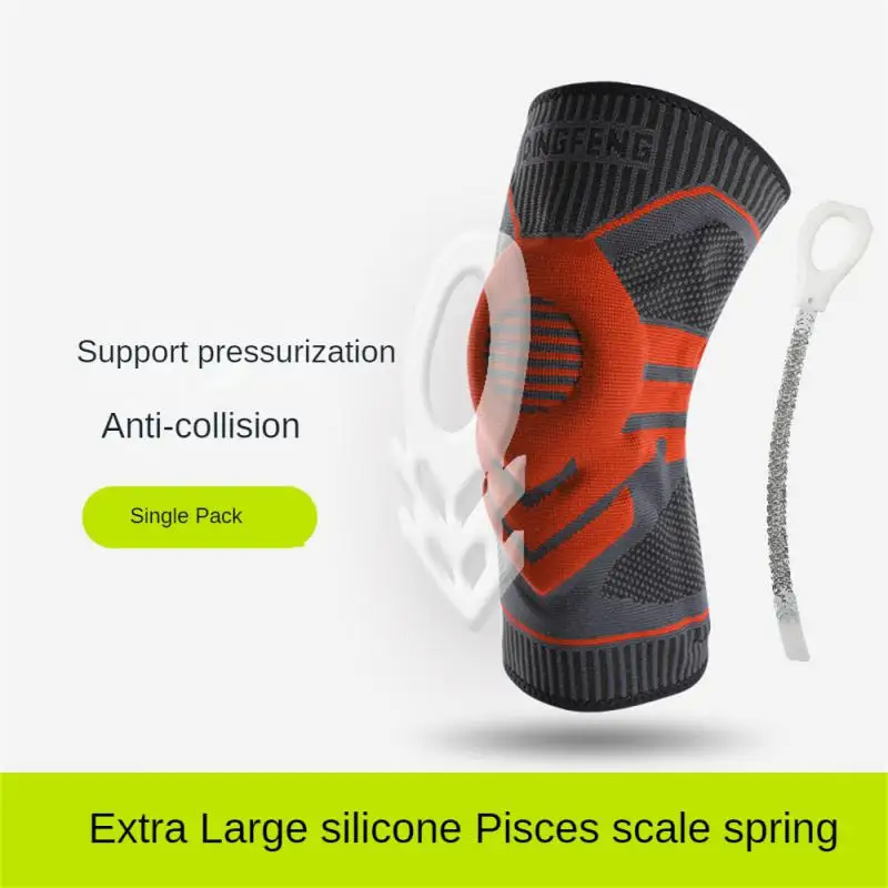 

Shock Absorption Sports Brace Kneepads Non-slip 2pcs Knee Sleeve Pad Portable Knee Pads Outdoor Sports Fitness Products