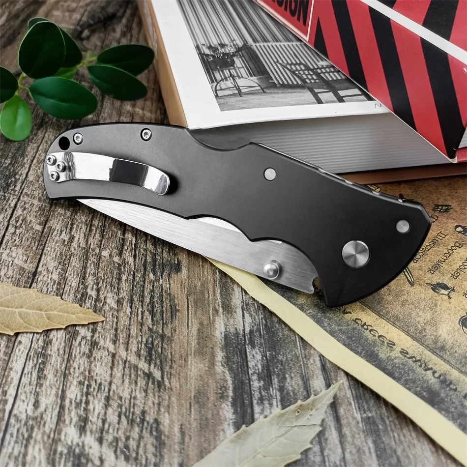 Складной нож Tanto Blade D2 T6 карманный с алюминиевой ручкой открытый EDC выживания