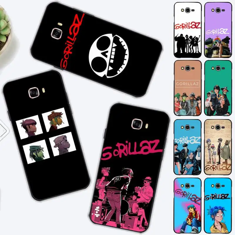 

Yinuoda Gorillaz Phone Case for Samsung J 2 3 4 5 6 7 8 prime plus 2018 2017 2016 core