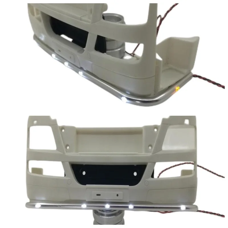 Передняя Нижняя фара лампа для Tamiya 1/14, тракторные грузовики Volvo FH16 FH12 Globetrotter 750 6X 4, лесоматериалы для грузовика EP, автомобильный комплект #56360