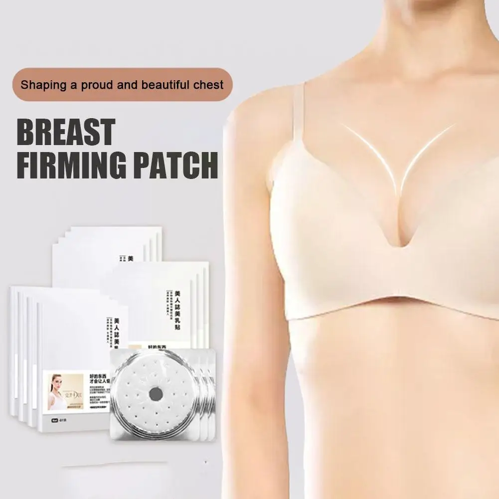 

2 Pairs Plump Breast Beauty Patch Anti-exposure Chest Enhancement Care Beauty Massage Kits Cream Breast Breast Mask Breast O4B0