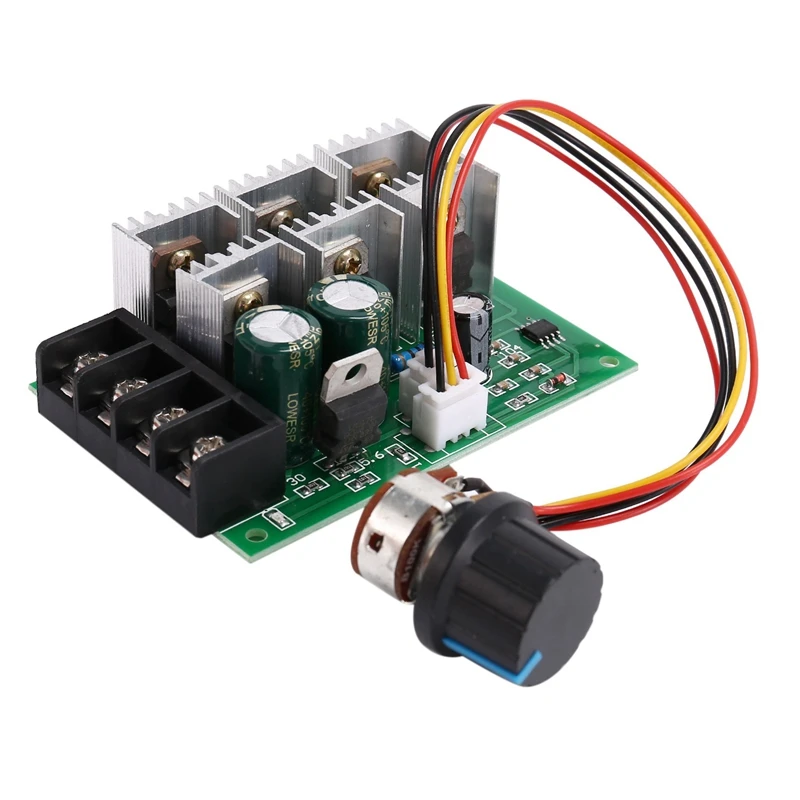 

New DC 9V-55V 9/12/24/36/48/55V 40A Motor Speed Controller ZW40 Electric PWM Speed Control Regulator With Reversible Switch