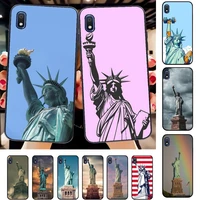 yinuoda statue of liberty phone case for samsung a51 01 50 71 21s 70 31 40 30 10 20 s e 11 91 a7 a8 2018