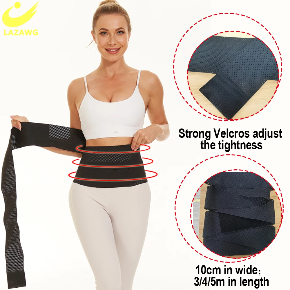 LAZAWG Women Waist Trainer Shapewear Belt Women Slimming Tummy Wrap Belt Resistance Bands Cincher Body Shaper Control Strap