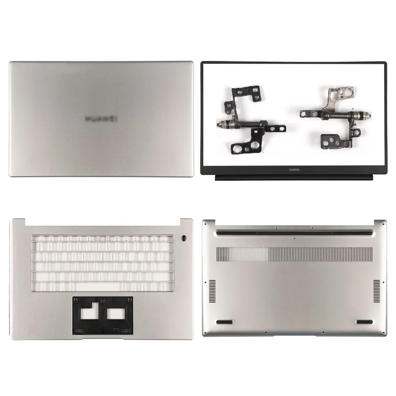 

NEW For Huawei Matebook D15 BOB-WAE9P BOB-WAH9 Laptops LCD Back Cover/Front Bezel/Hinges/Palmrest/Bottom Case Computer Case