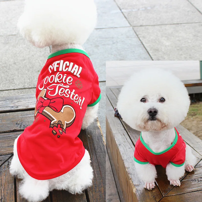 

Christmas Dog Clothes New Year Pets Dogs Clothing For Small Medium Dogs Costume Chihuahua Pet Shirt Warm Dog Clothing Yorkshire