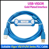 cnc usb vigor adapter suitable vigor vh vb m series plc programming cable usb to rs232 download cable vbusb200 pc vigor plc
