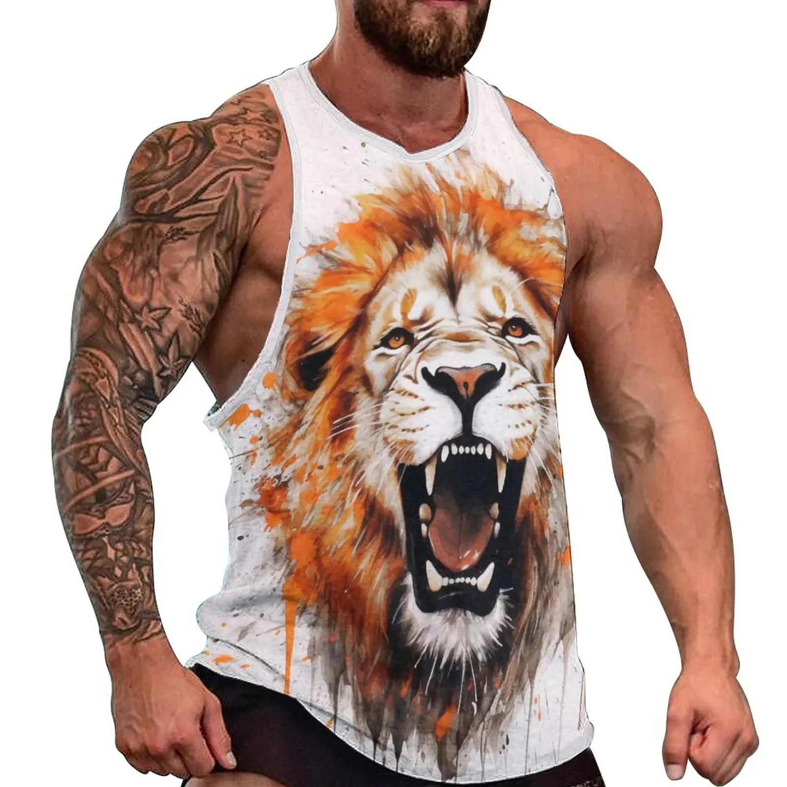 

Майка для бодибилдинга, без рукавов