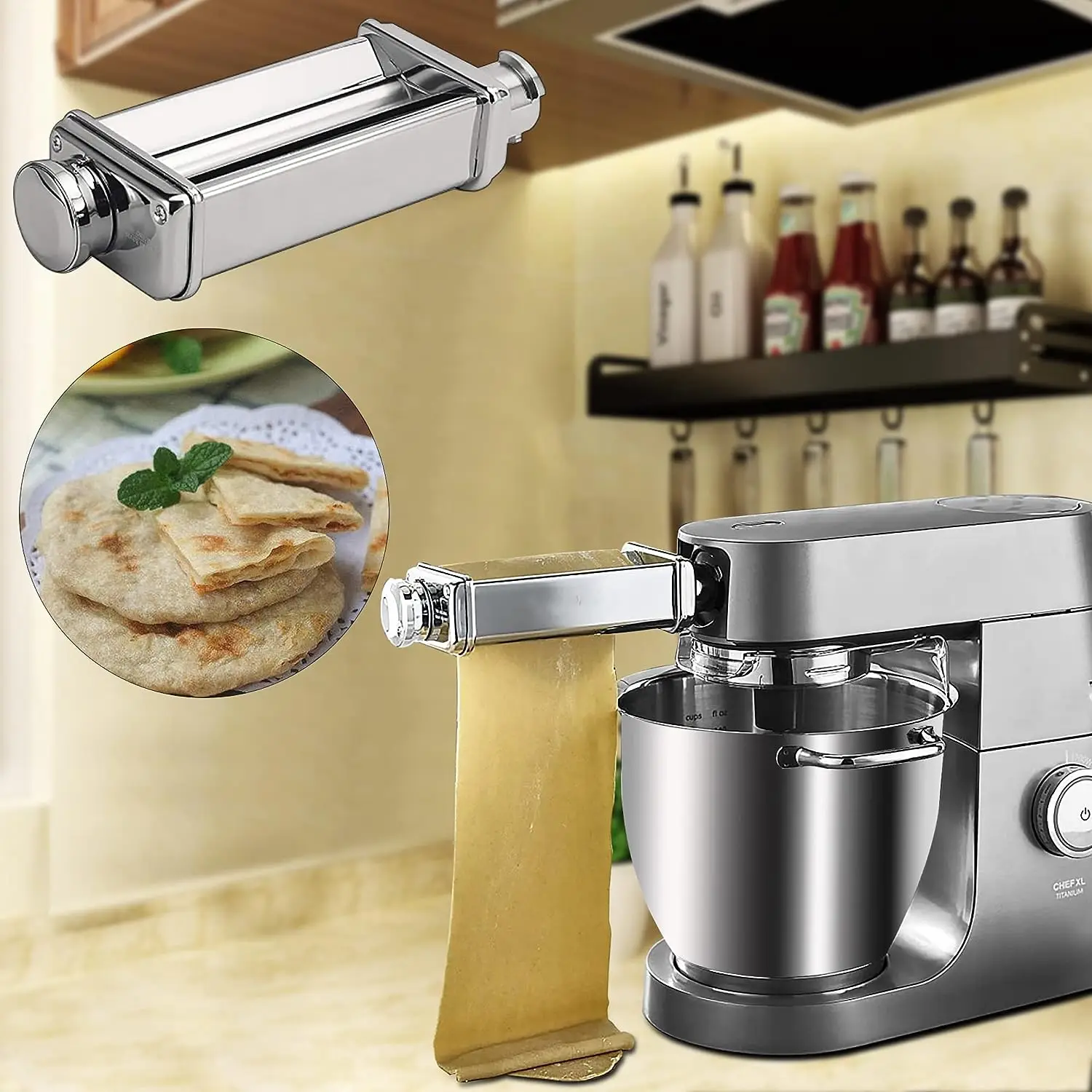 Аксессуары Для Шеф-повара Kenwood 2024 Silver Macaron Продуктов Lasag KAX980ME Детали Миксера |
