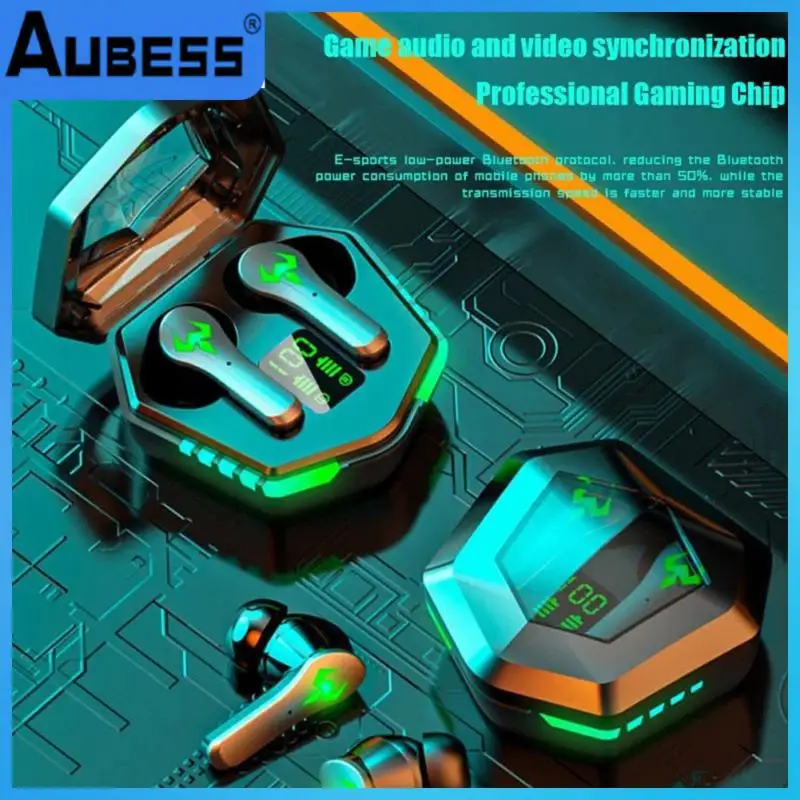 

Music Hifi Sound Gamer Headset 8d Stereo Gaming Earphones Hifi Stereo Wireless Headphones Earbuds Foldable Low Latency