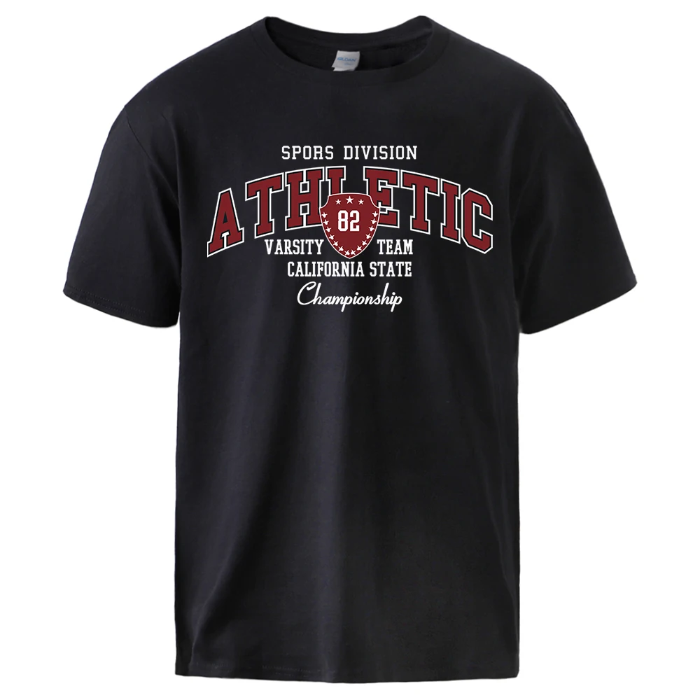 

Спортивная футболка из хлопка, с круглым вырезом