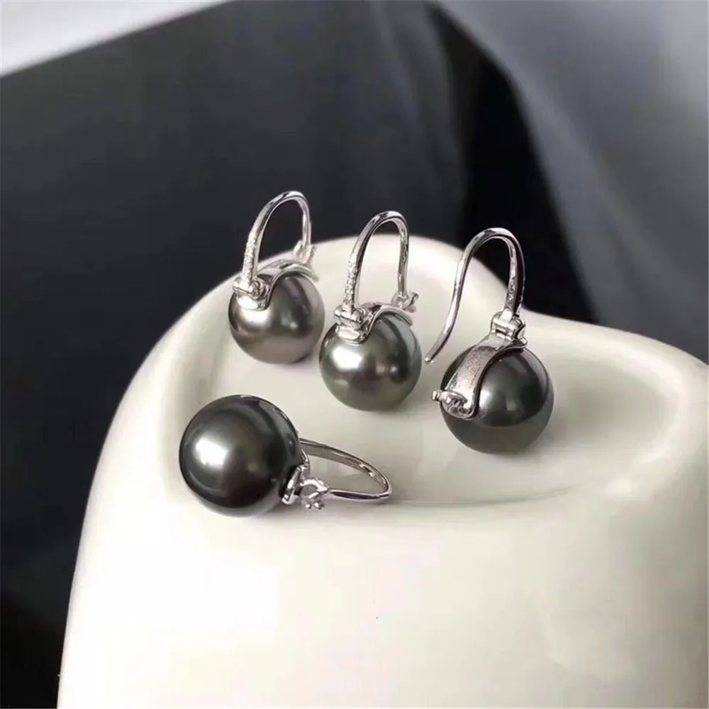 

S925 Sterling Silver Pearl Beads Stud Earrings Setting Base Diy Jewelry Making Findings&Components