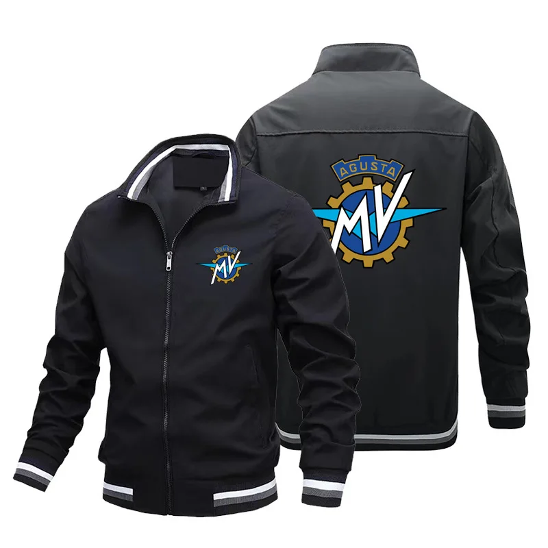

2023 Spring Men's New Motorcycle Jacket Cardigan Jacket Large Size Baseball Coat Flight Suit Casual Sports Hip Hop Suit