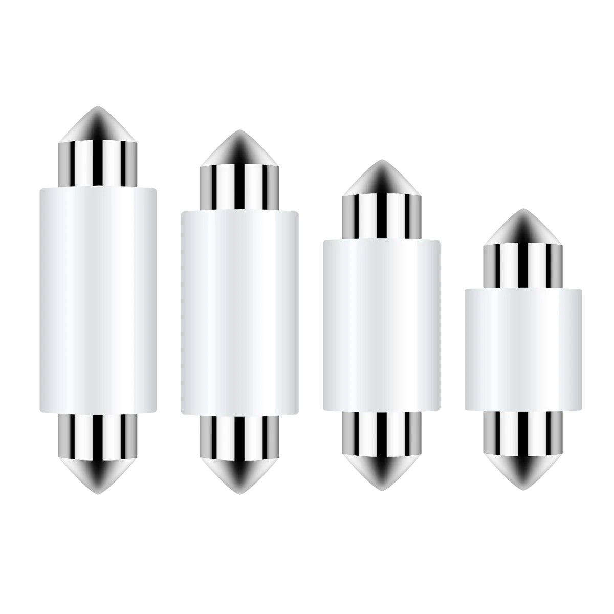 2X Festoon C5W светодиодный Lights 6000K White 12V C10W DE3175 239 272 6418 SV8.5 31mm 36mm 39mm 41mm подсветка номерного знака