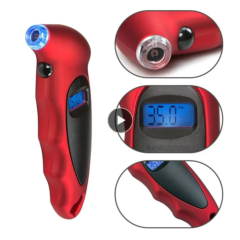 

Tyre Tester Car LCD Digital Tire Air Pressure Gauge Meter for Auto Motorcycle Automotive Tire Pressure Diagnostic Tool