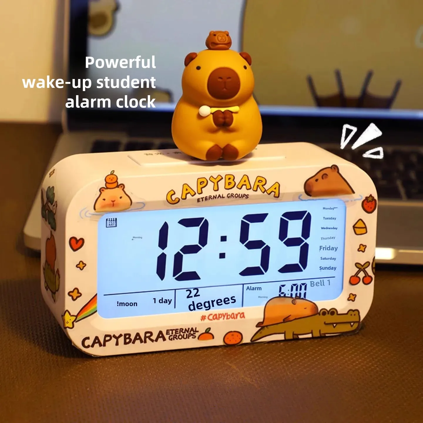 Будильник для студенческой спальни цифровые настольные часы креативные умные