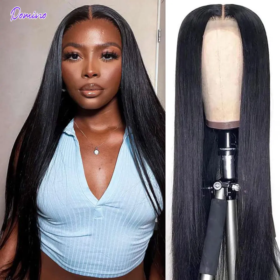 Straight 13x6 Lace Frontal Wig Human Hair Transparent 13x4 Lace Front Human Hair Wigs For Women 4X4 Closure Hair Wig Natural