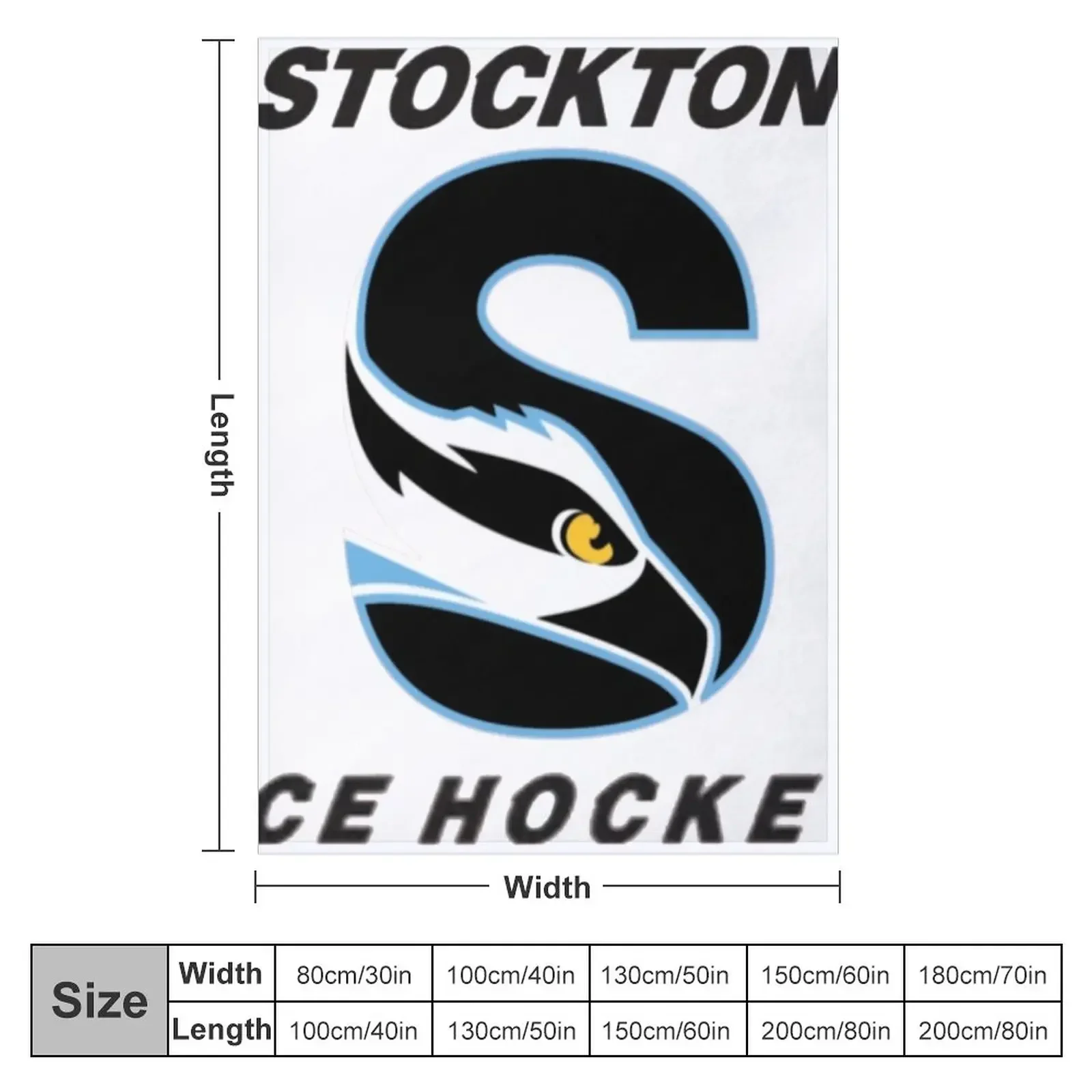 Одеяло для хоккея с шайбой Stockton большие декоративные диваны одеяла